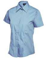 UC712 Ladies Poplin SS Shirt