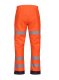PULSAR® REACT Unisex Hi-Vis Waterproof Orange Overtrousers