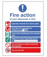 FIRE - Fire Action Sign Call 999