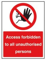ACCESS SIGN - Access Forbidden
